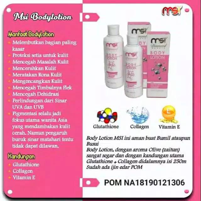 Diamond Beauty Body lotion MSI Original