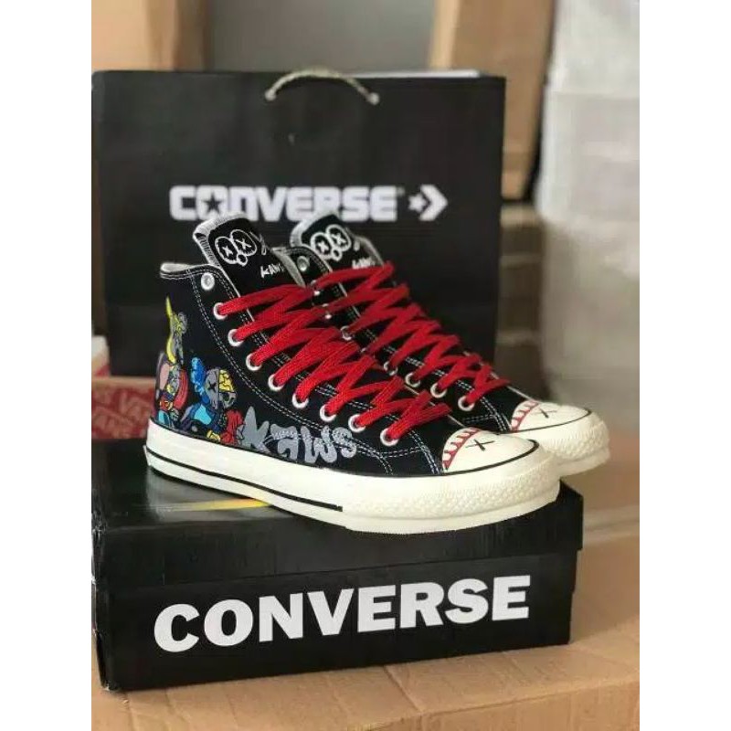 SEPATU CONV3RSEE ORIGINAL 70S HIGH X KAWS COMPANION (PREMIUM)