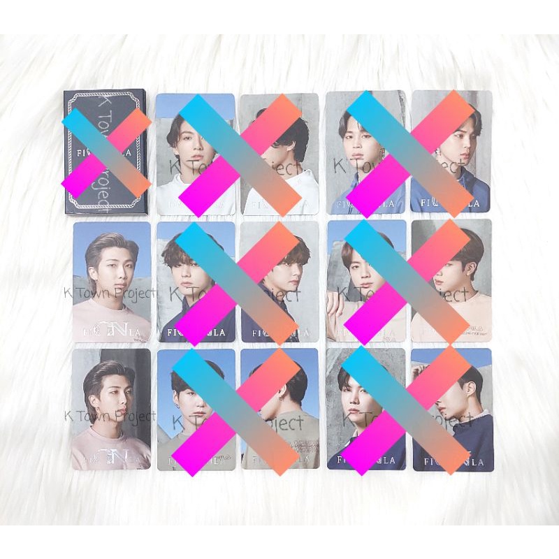 [READY - CLEARANCE SALE] BTS FILA NOW ON PHOTOCARD DAY NIGHT JIMIN TAEHYUNG JIN SUGA RM JHOPE VERSIO