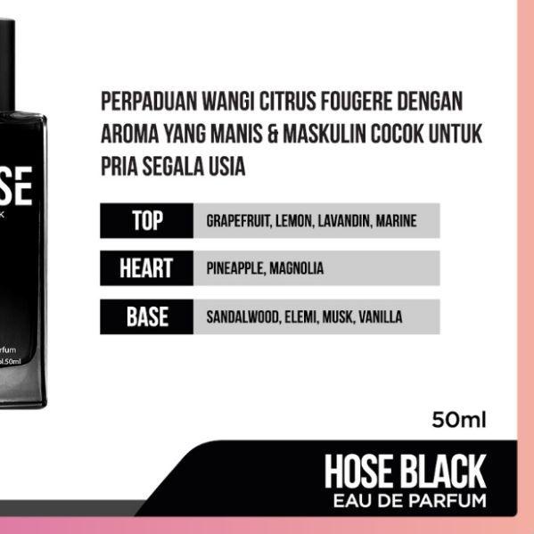HOSE EDP Black Blue 50 ml Parfum Pria HOSE Eau De Parfum - ORIGINAL