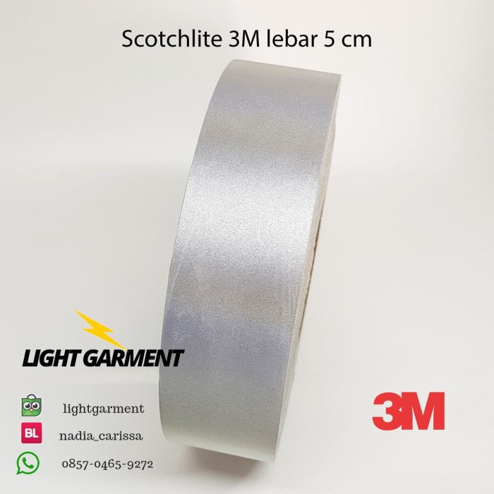 

Pita Scotlight Scotlite Skotlet 3M lebar 5 cm Reflektor