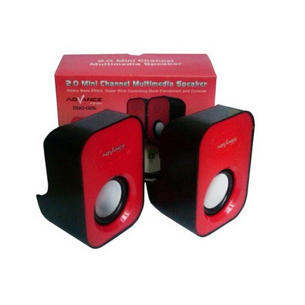 SPEAKER MULTIMEDIA 2.0 MINI ADVANCE DUO 026 MURAH POWER USB