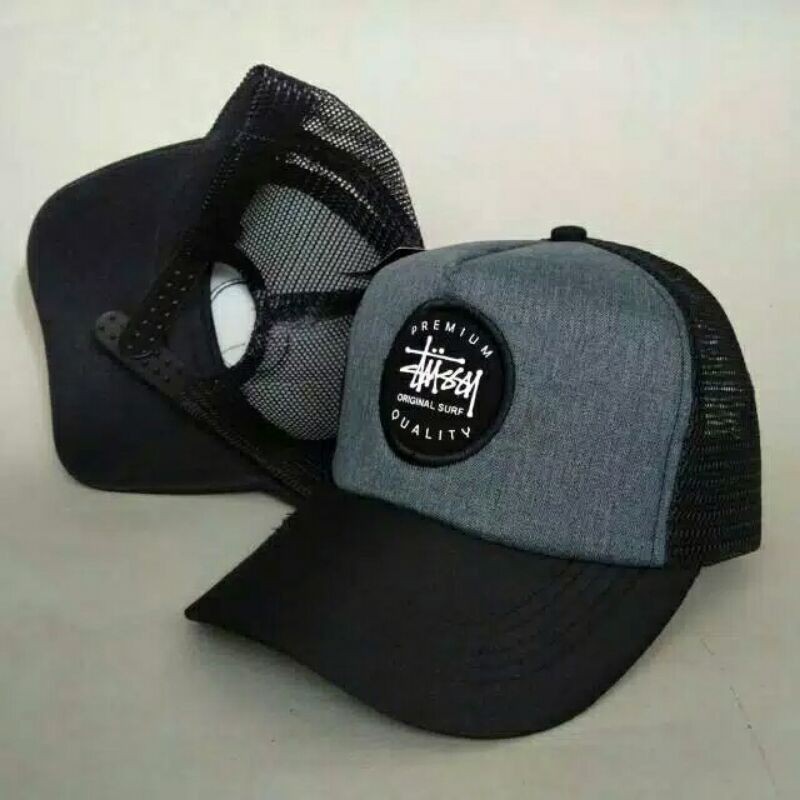 Topi Distro Trucker Hat Jaring Surfing Snapback Baseball Pria Distro Keren