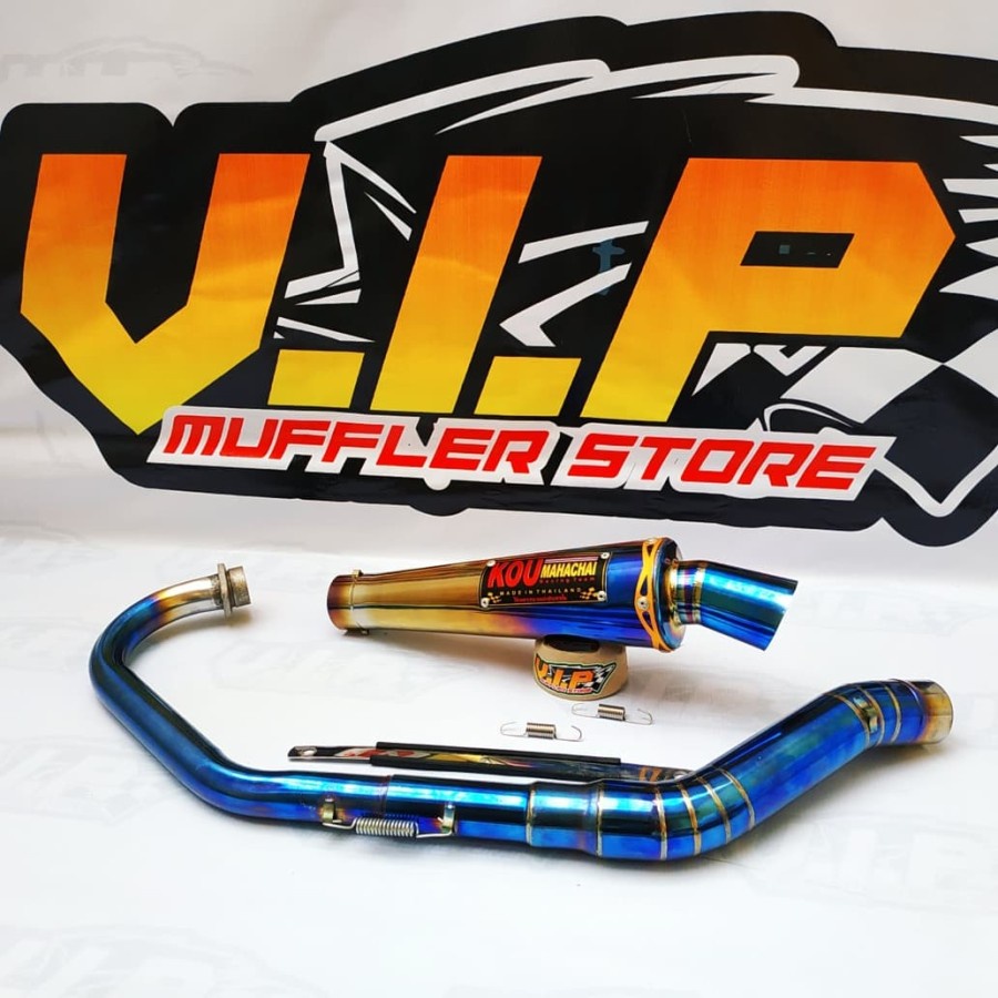 Knalpot KOU MAHACHAI Kidal Bluemoon VIXION - SATRIA FU mantal