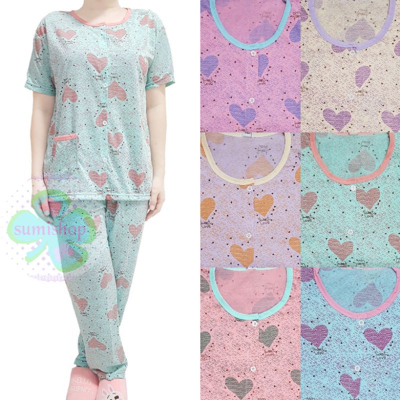 Piyama CP Kaos Dewasa (Kancing 5)-3