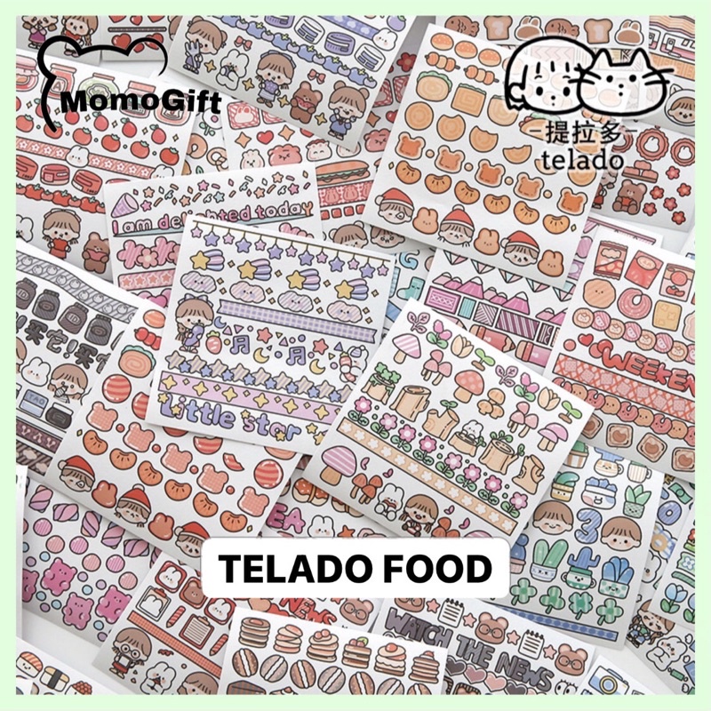 

Stiker Aesthetic Tumblr Stiker DIY Design Buku Diary Telado Part III / 1 Pcs