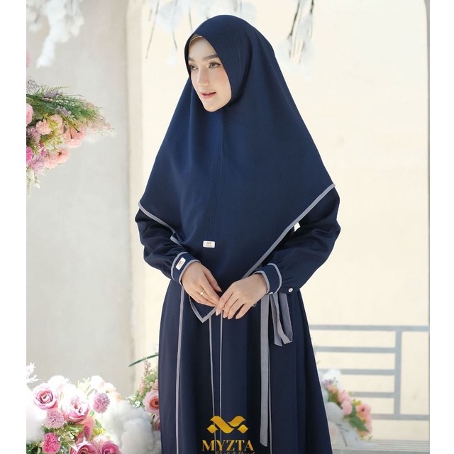 SET GAMIS SYARI KENZA ORIGINAL BY MYZTA OFFICIAL INAYA COLLECTION EXCLUSIVE MAXI DRESS BAJU BUSANA M