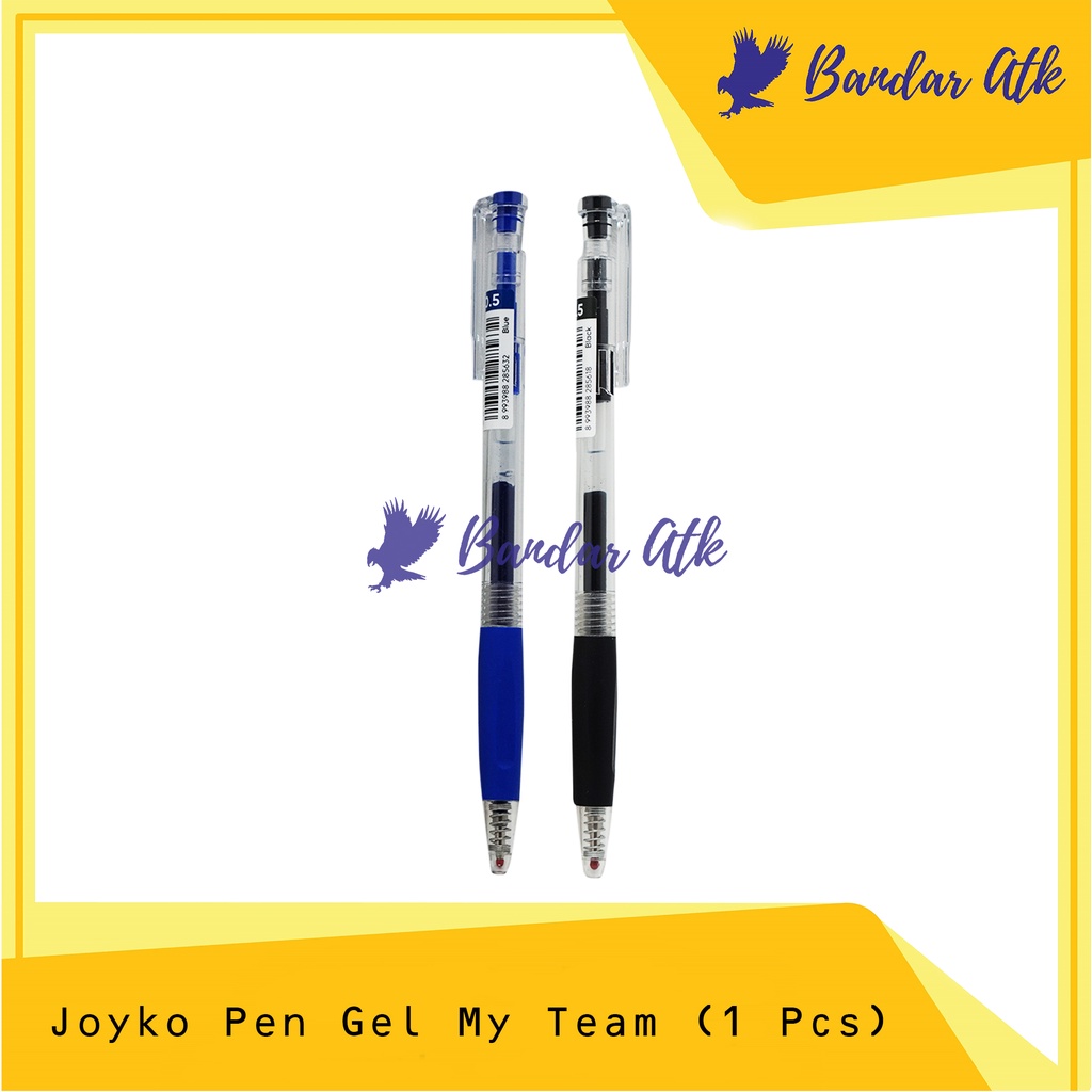 

JOYKO Pen Gel GP-346 My Team 0.5mm Pulpen Cair Pena Ballpoint [1 PCS]