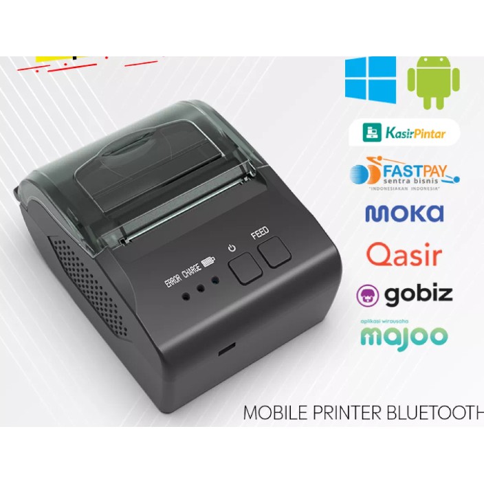 Jual Printer Bluetooth Androidstruk Kasirppobbrilinkpulsalaundrytokowarungspbu Shopee 7344