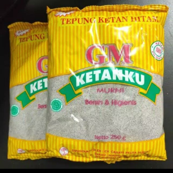 

Ketan-Beras-Tepung- Tepung Ketan Hitam Ketanku 250 Gr -Tepung-Beras-Ketan.