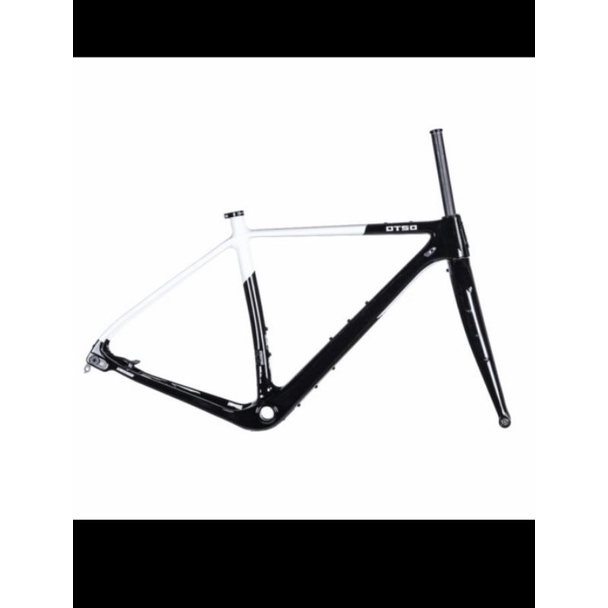 FRAME SET ROAD BIKE or GRAVEL OTSO WAHEELA CARBON BLACK/ WHITE