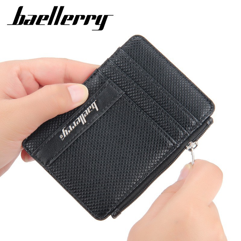 Dompet Pendek Dompet Kulit Kecil Domoet Pria Tipis Baellerry D1861