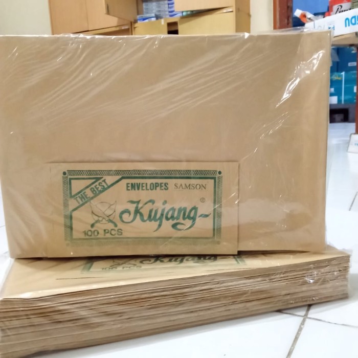 

Amplop Coklat SAMSON D ukuran 24x35 cm isi 100 lembar