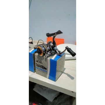 REEL PANCING MINI HAMPIR FULL METAL UKURAN 100 TORNADO POCKET SPIN
