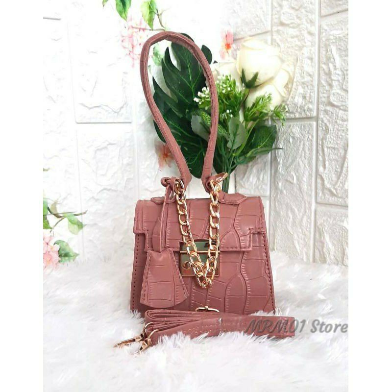 COD Tas Wanita Mini/Tas Croco/Tas Ko Moon Yeong/Tas Cantik/Tas Korea/Tas Murah/Tas Andin/Tas Viral.