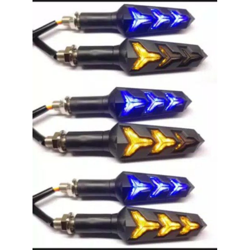 Lampu sen running pesawat Variasi vixion cb cbr aerox xride mx king