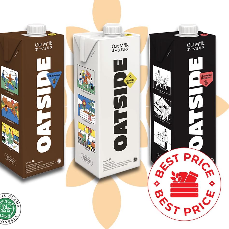 

Harga Murah OATSIDE - SEMUA VARIAN OAT MILK BARISTA BLEND/ CHOCOLATE/ CHOCOLATE HAZELNUT - 1 LITER (ORGANIK, LACTOSE & DAIRY FREE) 0GF.