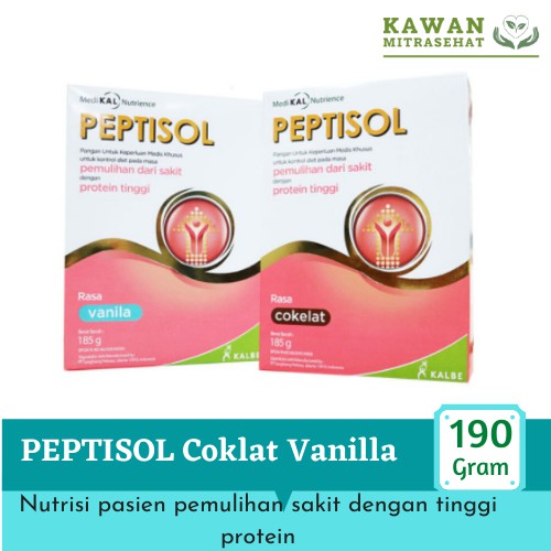 

PEPTISOL Coklat vanilla 190 GR