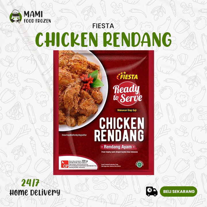 

Fiesta Chicken Rendang (300gr)