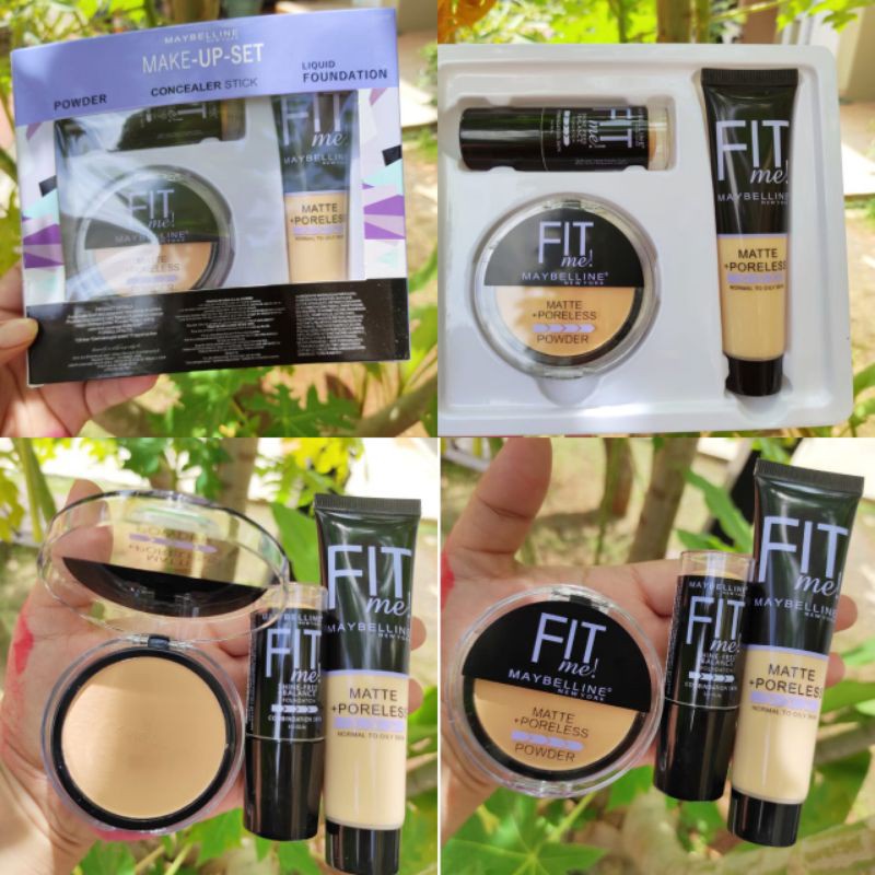 Maybelline Fit Me Set Foundation 4in1 - 3in1 - 2in1