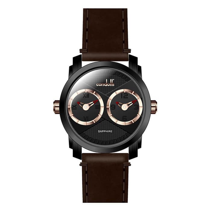 Condotti CN2099-B03-L05 SGUARDO - Jam Tangan Pria - Kulit Hitam