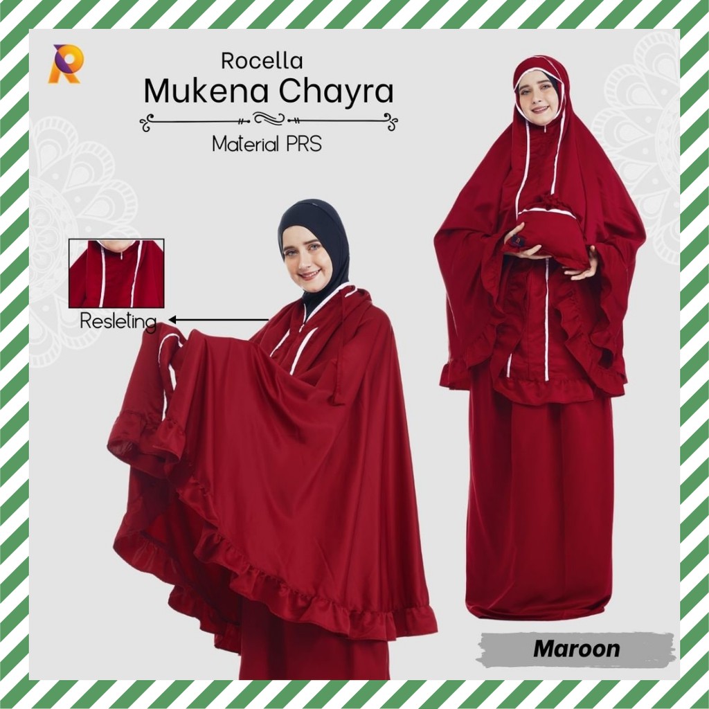 Mukena Chayra by Rocella | Perlengkapan Ibadah - Mukena Polos