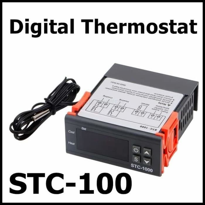 Temperature Controller Digital Thermostat STC-1000, DC 12 V