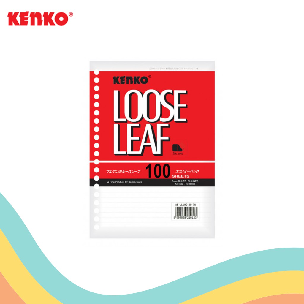 

LOOSE LEAF KENKO A5-100 (1 PACK)
