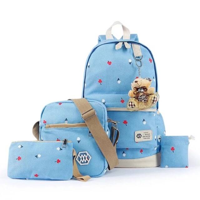 Back Pack Double Decker_Tas Ransel Anak_Lol_Unicorn_Superhero_Paw Patrol_Shopkins Fashion Cewek