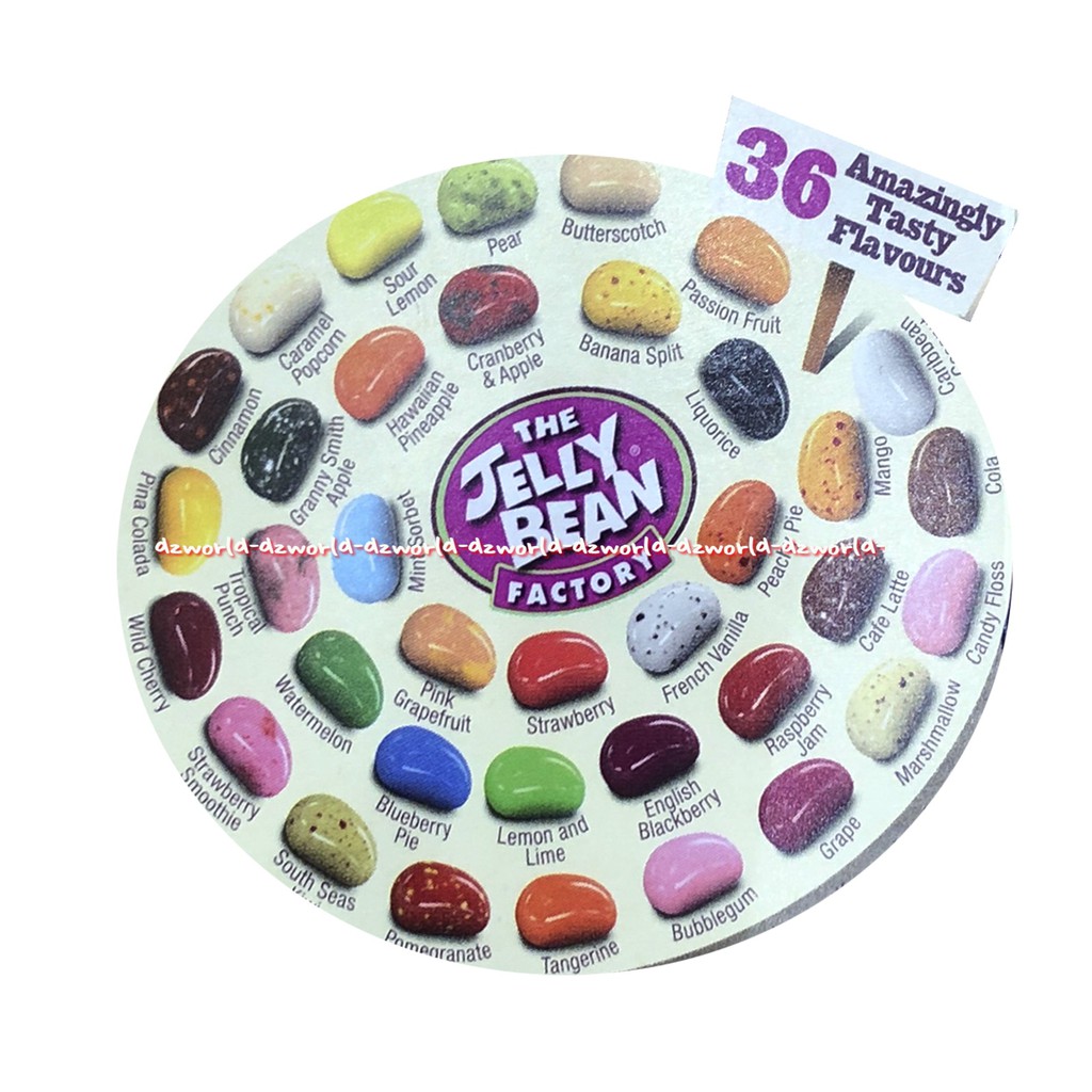 The Jelly Bean Factory 36 Huge Flavours 100gr Permen Jelly Jely Jeli Bean