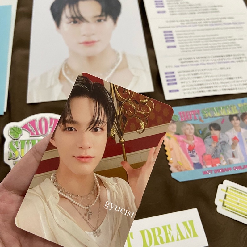 NCT Dream Hot Summer Dream Online Fanmeeting - AR ticket photocard - Jeno
