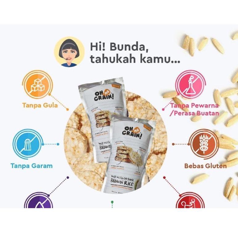 

nH6CodeOh Ma Grain Cracker Beras | Snack bayi | Snack Diet | Rendah Kalori | (ready),,F2O9