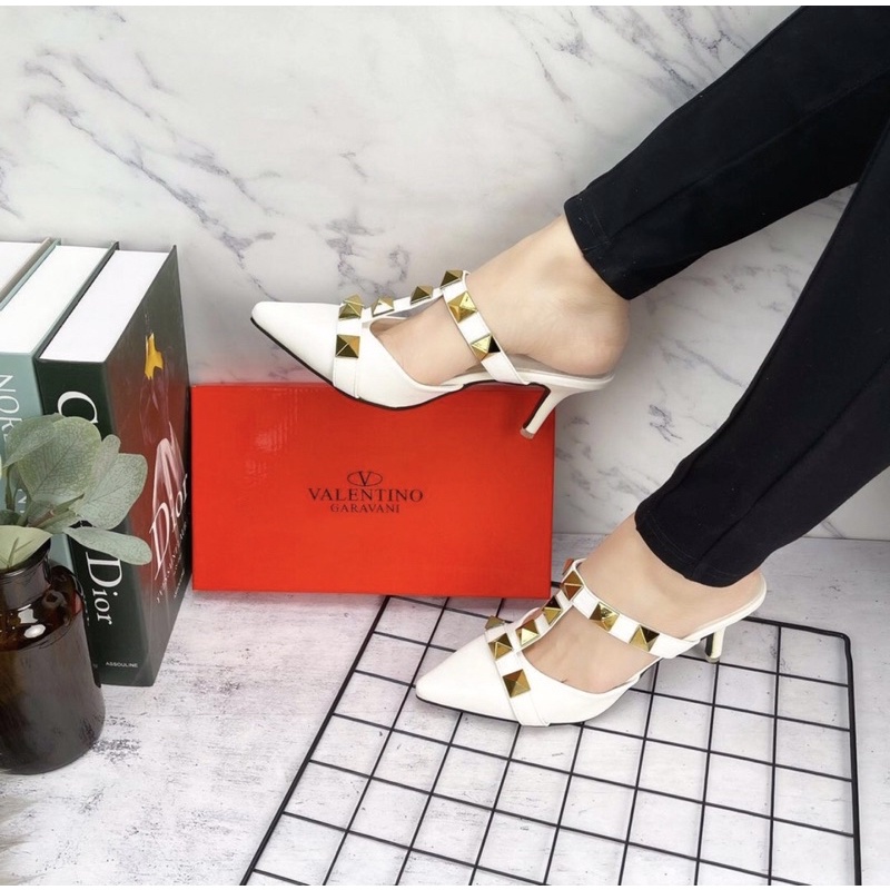 heels va316998 sepatu sendal wanita import realpict