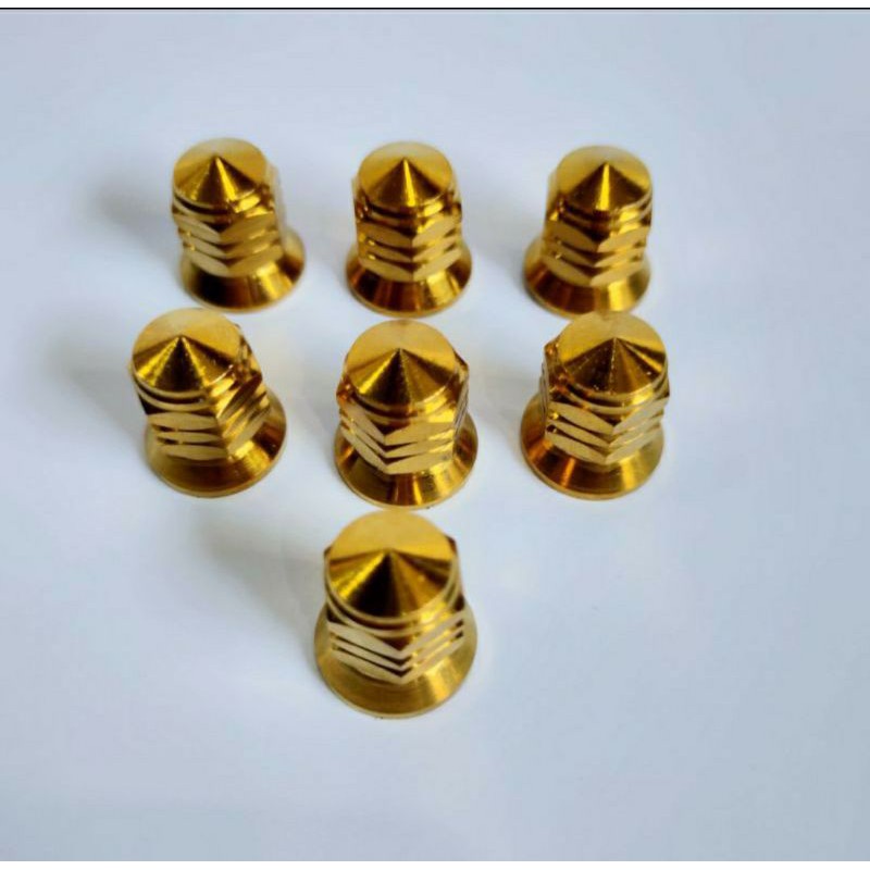 Mur head gold ukuran 12 untuk ninja dan mio