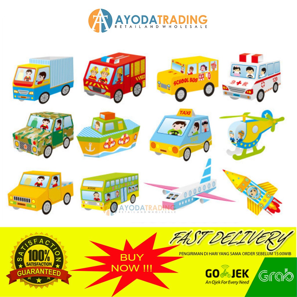 3D Paper Craft  Prakarya Anak Kertas Lipat 48pcs