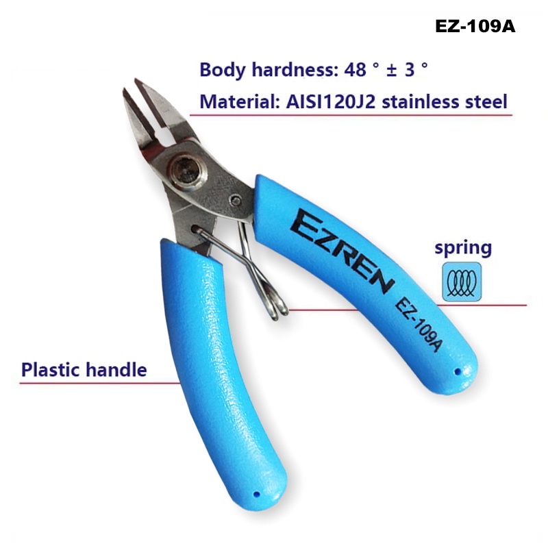 Ezren EZ-109A Wire Cutting Pliers Side Pliers for Various Cables