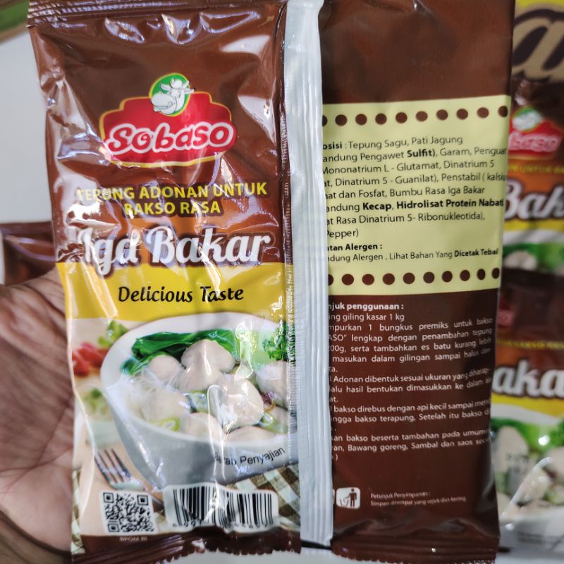 Tepung Adonan Bakso Rasa Iga Bakar SOBASO 250g