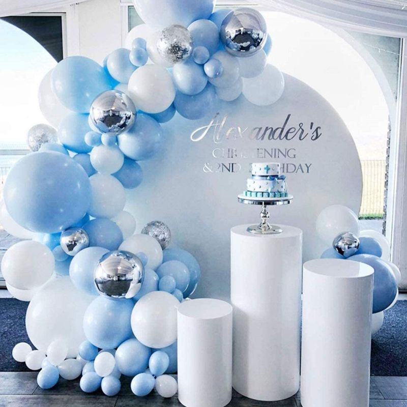 Blue Ocean balloon set Macarons balon set birthday Dekorasi Ulang Tahun