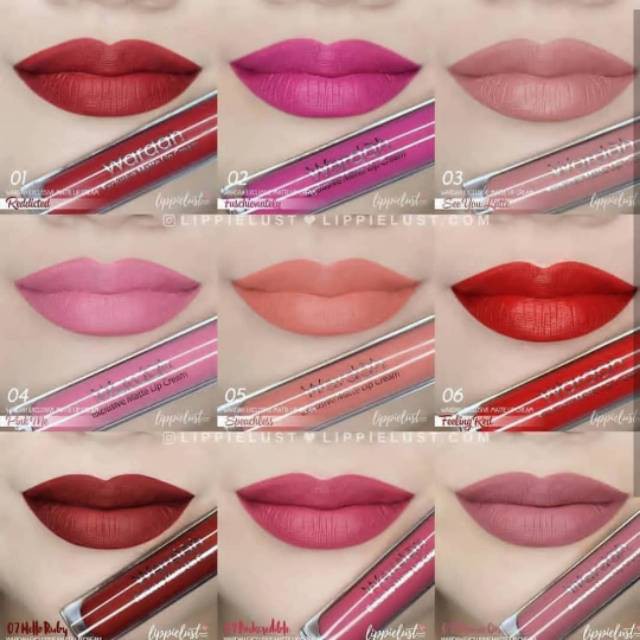 Wardah Exclusive Matte Lip Cream NEW Tasya Farasya Approved