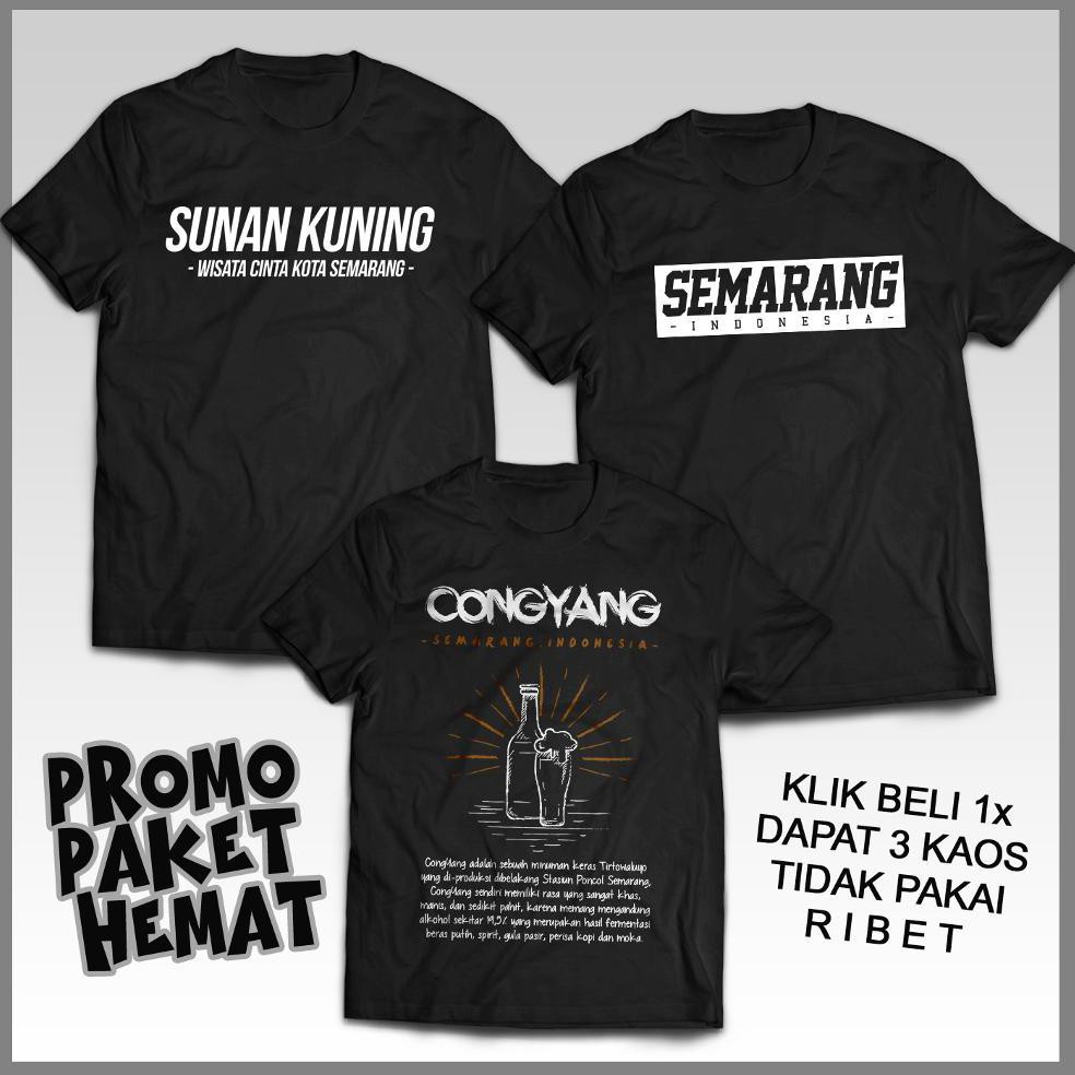 Kaos Distro Kota SEMARANG Kaos Pria Keren Shopee Indonesia