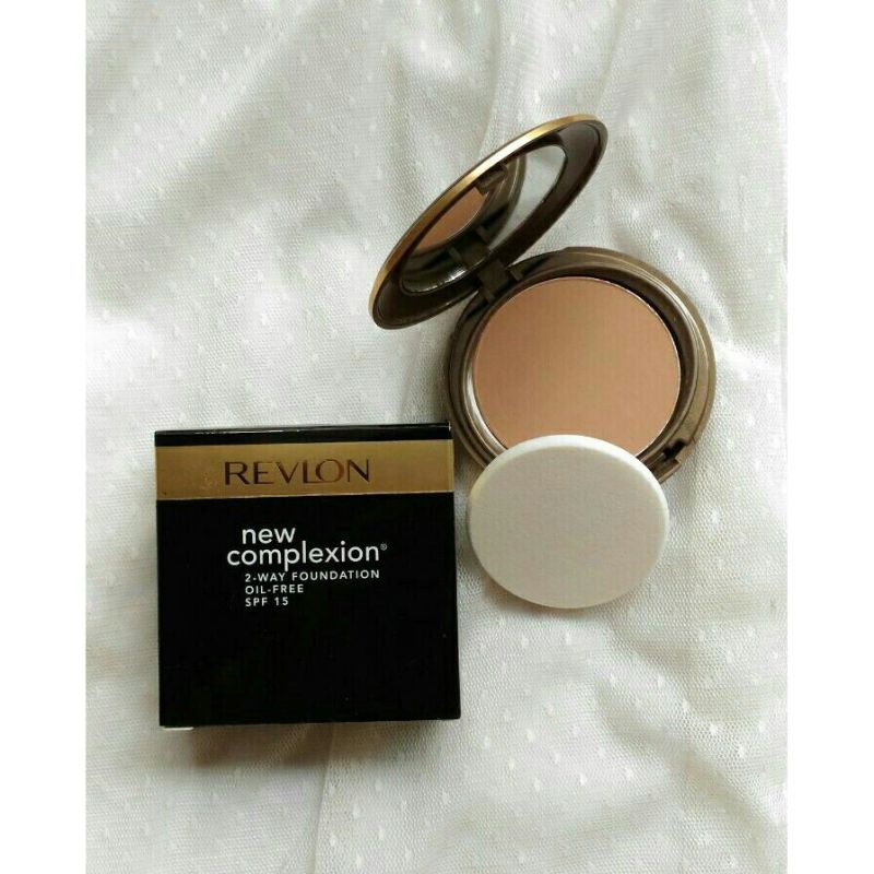 {ORIGINAL} REVLON New Complexion 2way Foundation with UV Protection | REVLON Bedak Basah Padat Denga