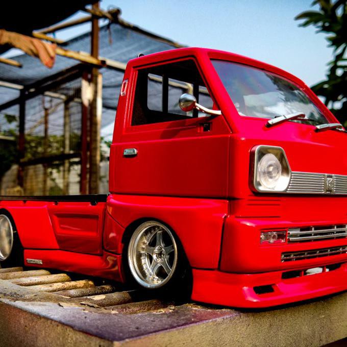 WPL D12 PANDEM, WPL D12 Bodykit, WPL D12 Body kit - Back Langsing