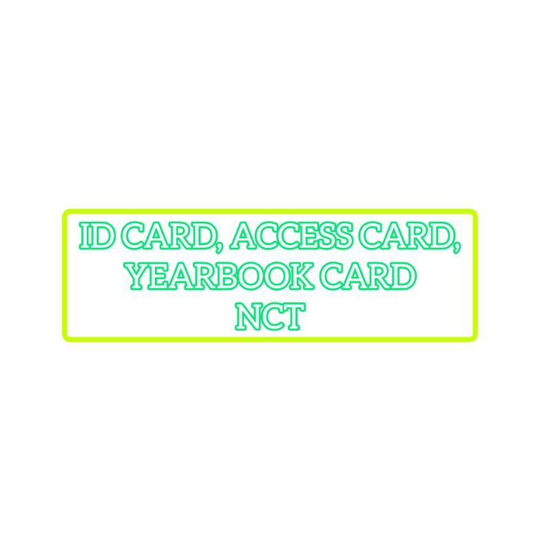

ID CARD/ACCESS CARD/YEARBOOK CARD NCT [Baca Deskripsi]