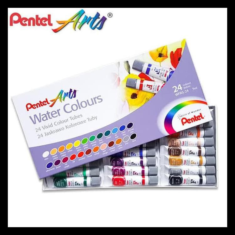 

Diskon Pentel Water Colours Set 24 / Cat Air Pentel Isi 24 Barang Bagus