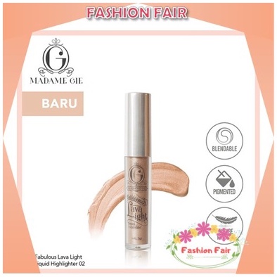 Fashion Fair - Madame Gie Fabulous Lava Light Liquid Highlighter - MakeUp Highlighter