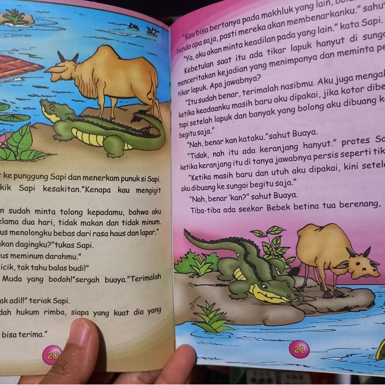 BUKU CERITA ANAK - KUMPULAN DONGENG SI KANCIL BERGAMBAR FULL COLOUR