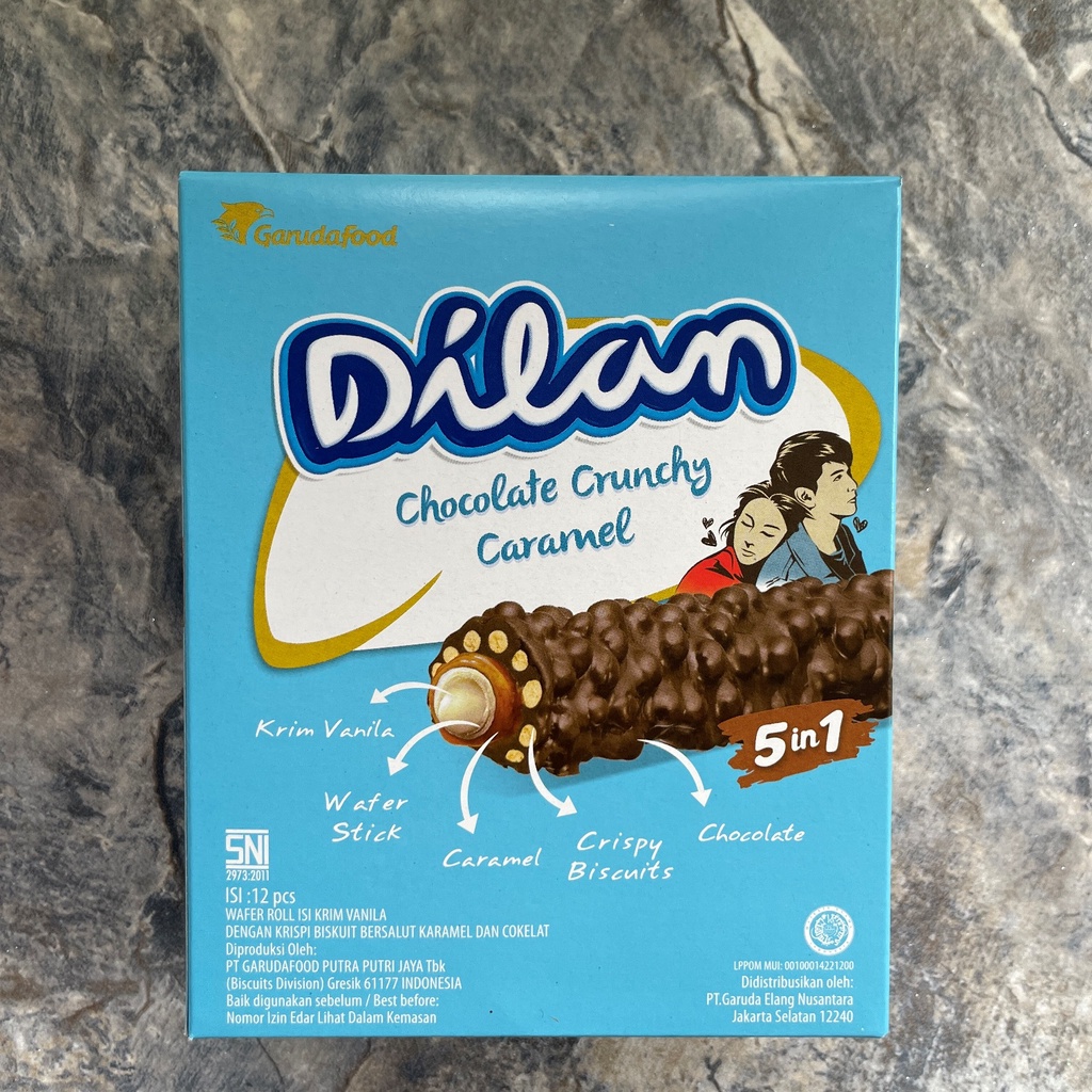

Dilan Chocolate Crunchy Caramel 23g x 12