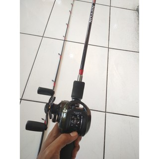 Set Pancing Baitcasting reel utecate joran nippon | Shopee Indonesia