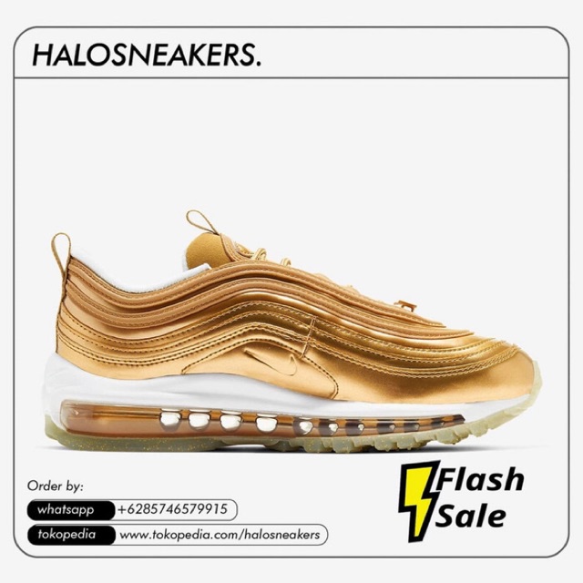 Nike Original Air Max 97 Lx Metallic Gold BNIB