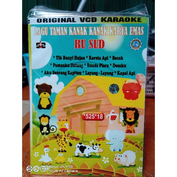 Kaset Vcd Original Lagu taman kanak- kanak karya emas ibu sud